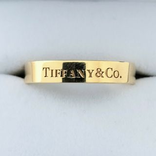 ティファニー(Tiffany & Co.)のティファニー フラットバンド リング K18YG 4.0mm 5.5g(リング(指輪))