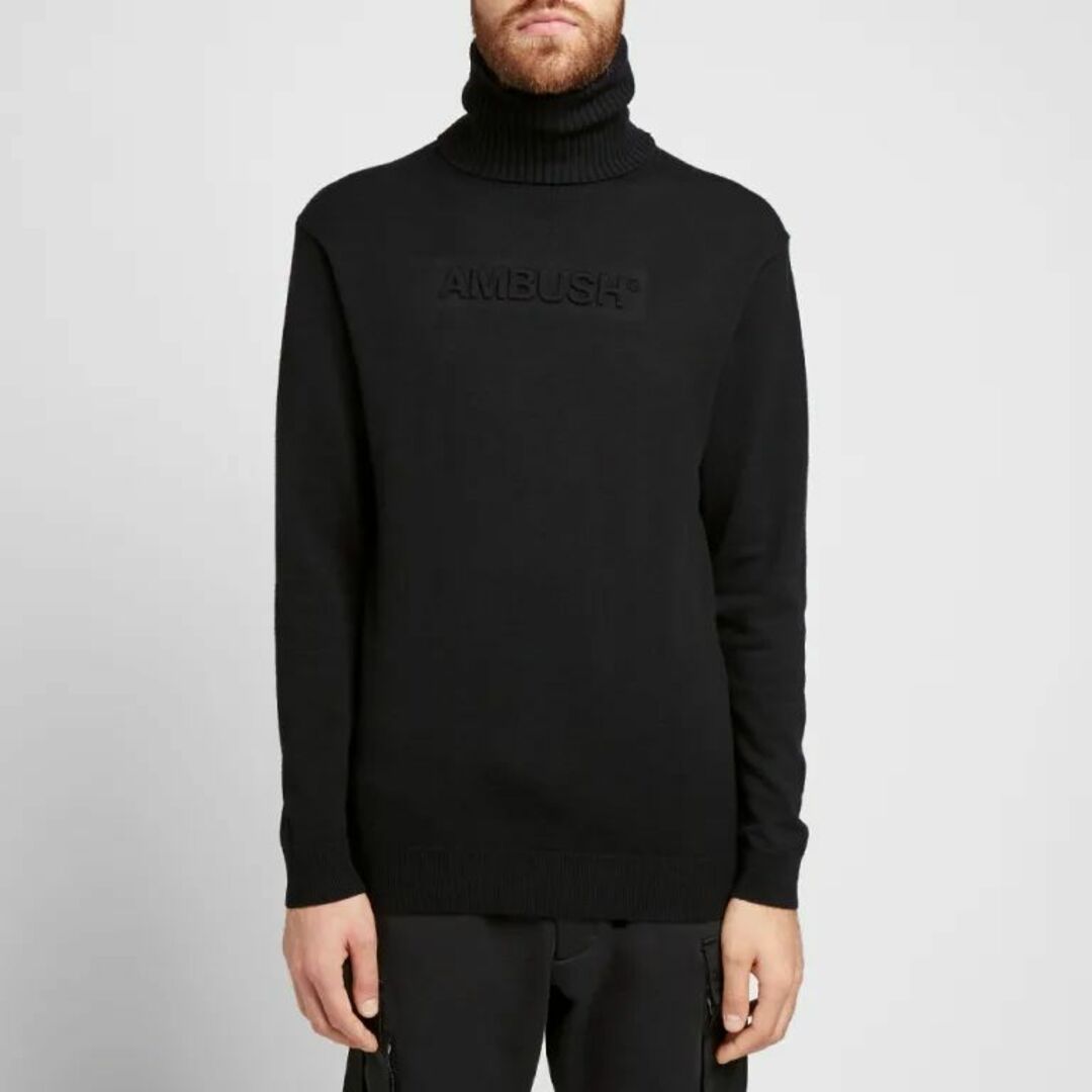 AMBUSH - 新品AMBUSH立体3Dロゴタートルネックニット2の通販 by AMBUSH - 新品AMBUSH立体3Dロゴタートルネックニット2の通販 by