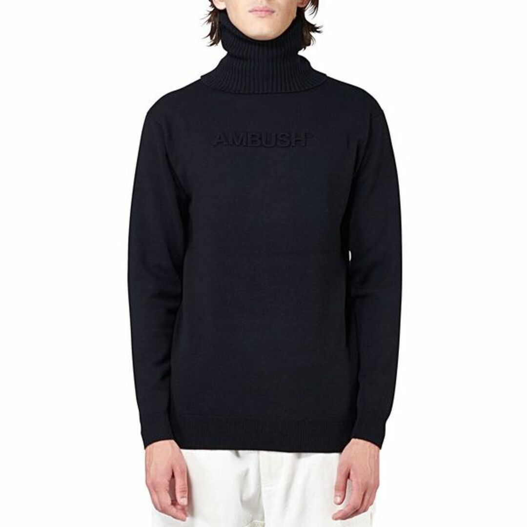 AMBUSH - 新品AMBUSH立体3Dロゴタートルネックニット2の通販 by AMBUSH - 新品AMBUSH立体3Dロゴタートルネックニット2の通販 by
