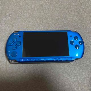 プレイステーションポータブル(PlayStation Portable)のPSP本体  PSP3000 ブルー(携帯用ゲーム機本体)