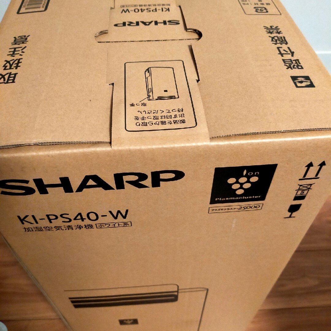 SHARP - 空気清浄機 KI-PS40-W 新品未開封の通販 by kyorokyoro5366's