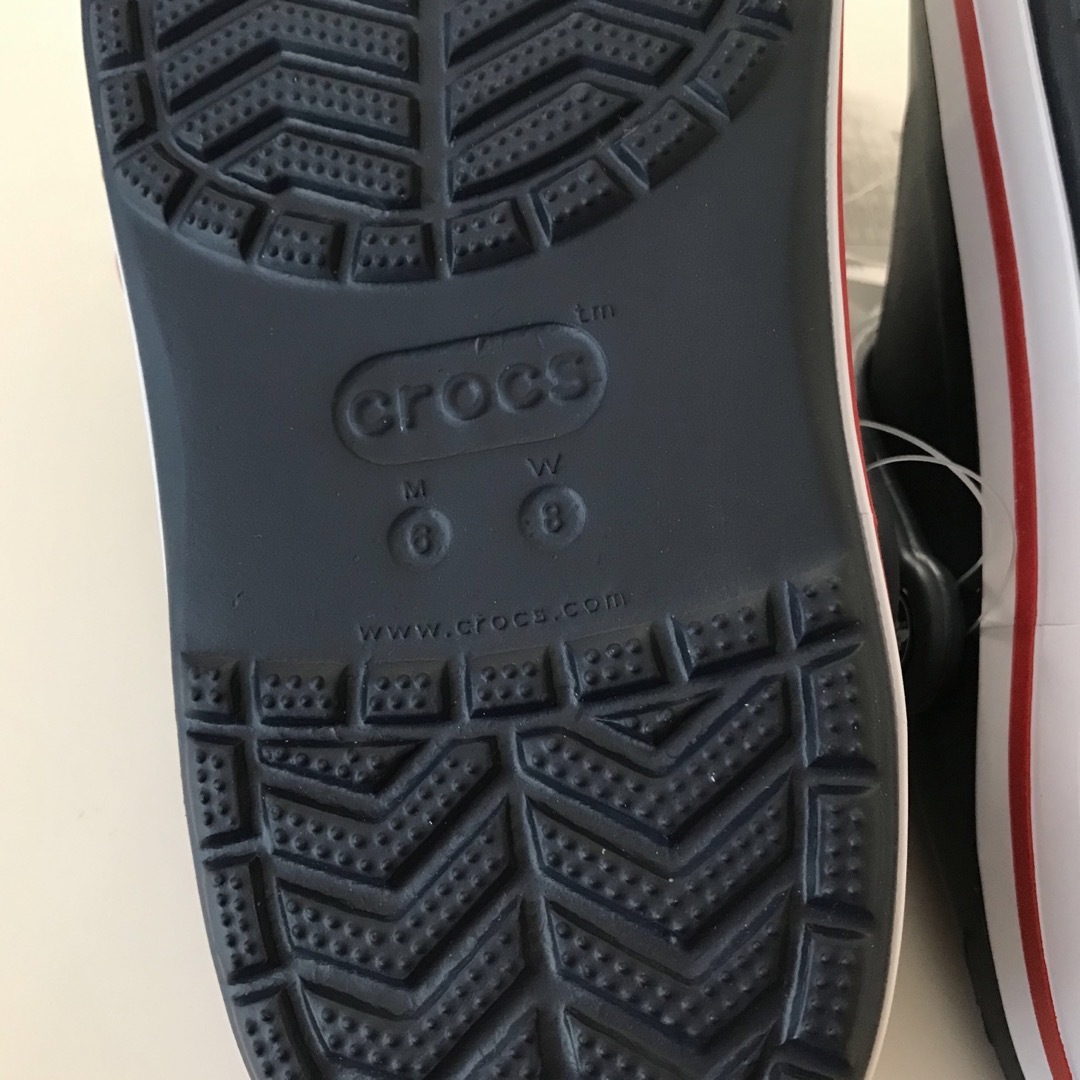 crocs(クロックス)の新品　クロックス　バヤバンドクロッグ　ネイビー/ペッパー　 24cm メンズの靴/シューズ(サンダル)の商品写真