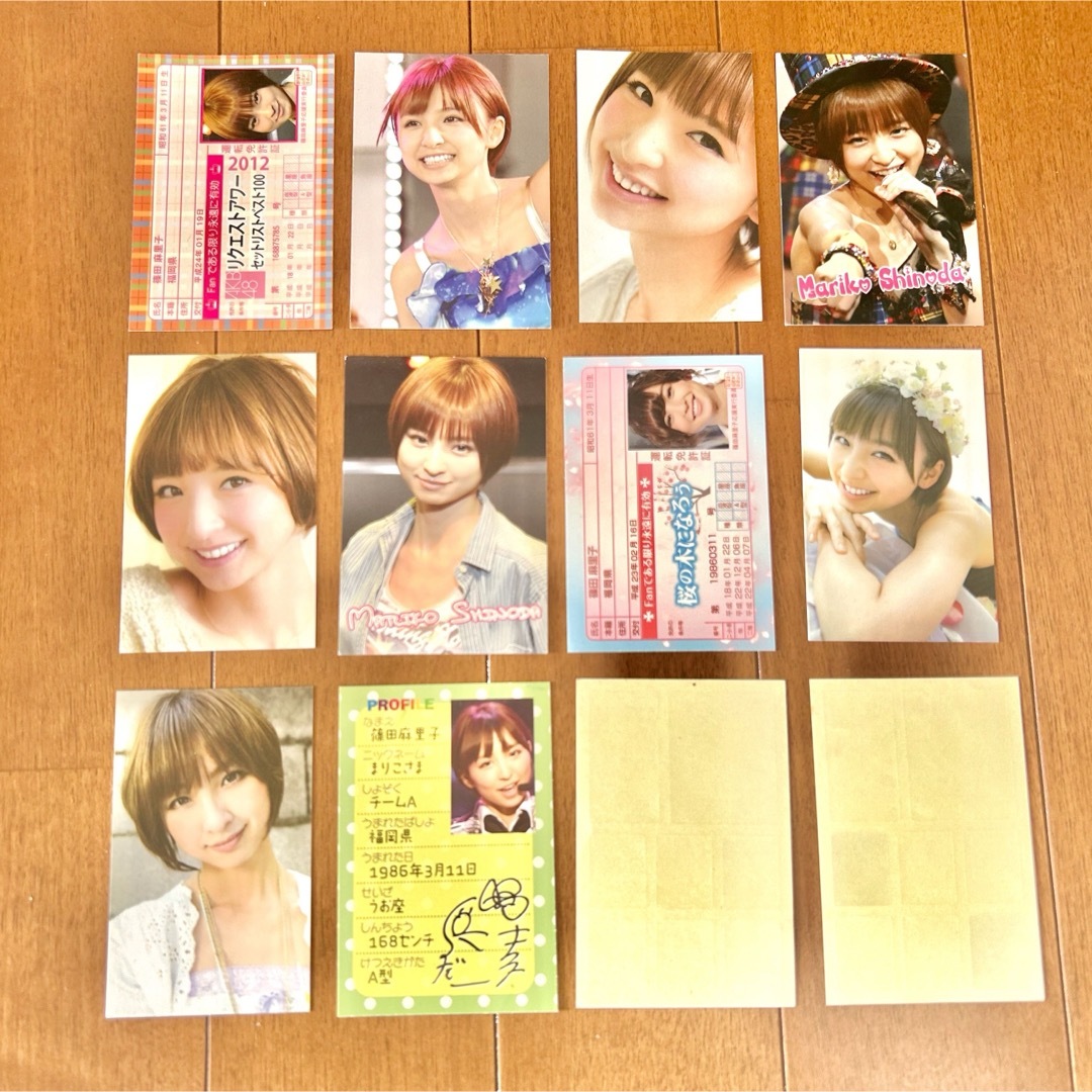 AKB48(エーケービーフォーティーエイト)の【AKB48】篠田麻里子 写真 カード シール エンタメ/ホビーのタレントグッズ(アイドルグッズ)の商品写真