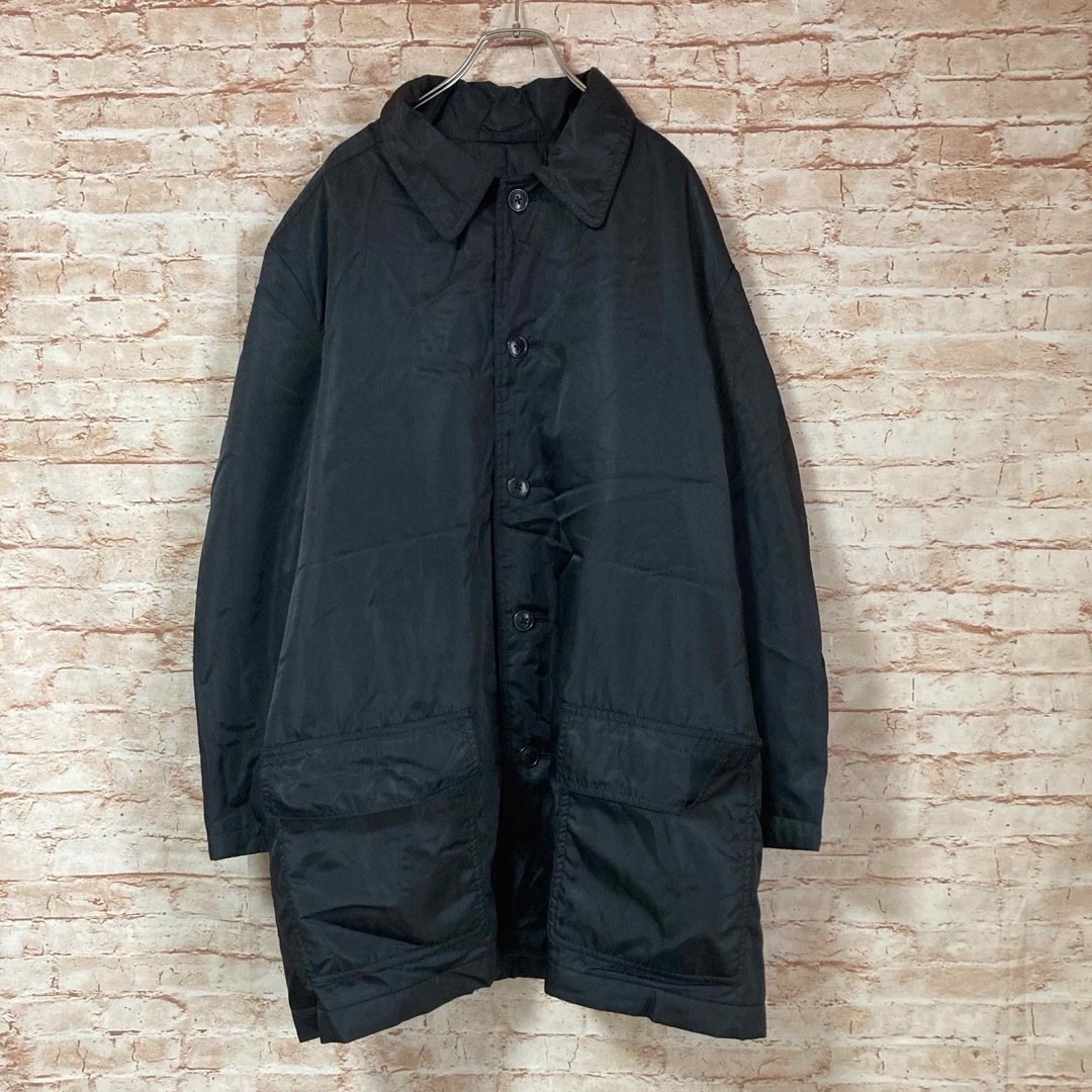 Y's(ワイズ)のワイズフォーメン Y's for men ジャケット コート ステンカラー 黒色 メンズのジャケット/アウター(ステンカラーコート)の商品写真