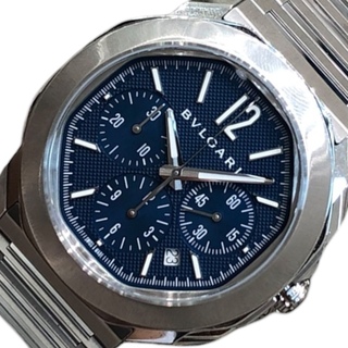ブルガリ(BVLGARI)の　ブルガリ BVLGARI オクトローマ クロノグラフ 103829 SS 自動巻き メンズ 腕時計(その他)