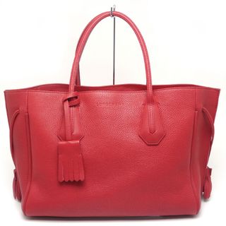 ロンシャン(LONGCHAMP)のロンシャン LONGCHAMP ペネロペ トートバッグ レザー 赤 レッド (トートバッグ)