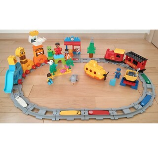 レゴ(Lego)のレゴデュプロセット売り　機関車10874、動物電車10863、水中探検10910(電車のおもちゃ/車)