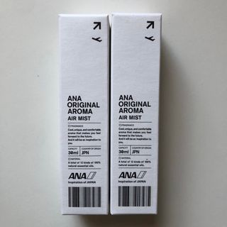 エーエヌエー(ゼンニッポンクウユ)(ANA(全日本空輸))のANA アロマ エアミスト 30ml 2本セット  新品・未開封(アロマスプレー)