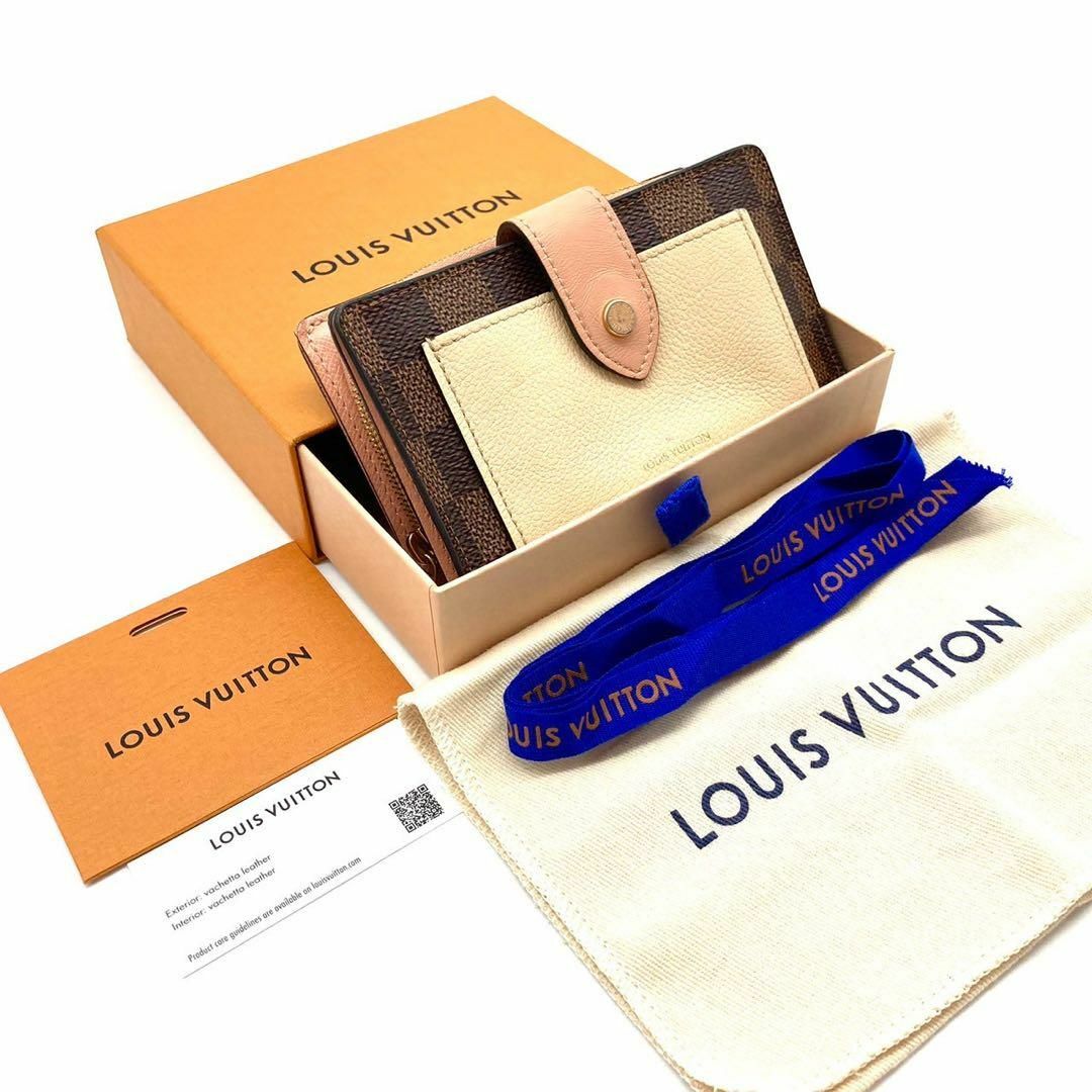 LOUIS VUITTON(ルイヴィトン)の極美品 ルイヴィトン ダミエ ジュリエット コンパクト 4122022 レディースのファッション小物(財布)の商品写真