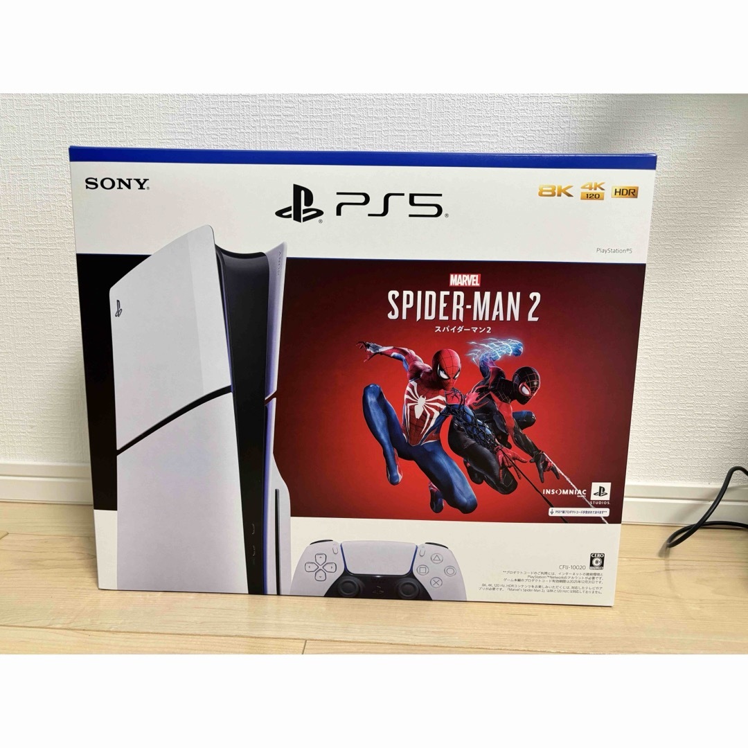 家庭用ゲーム機本体PlayStation5 PS5 新型 本体MARVEL SPIDER-MAN2