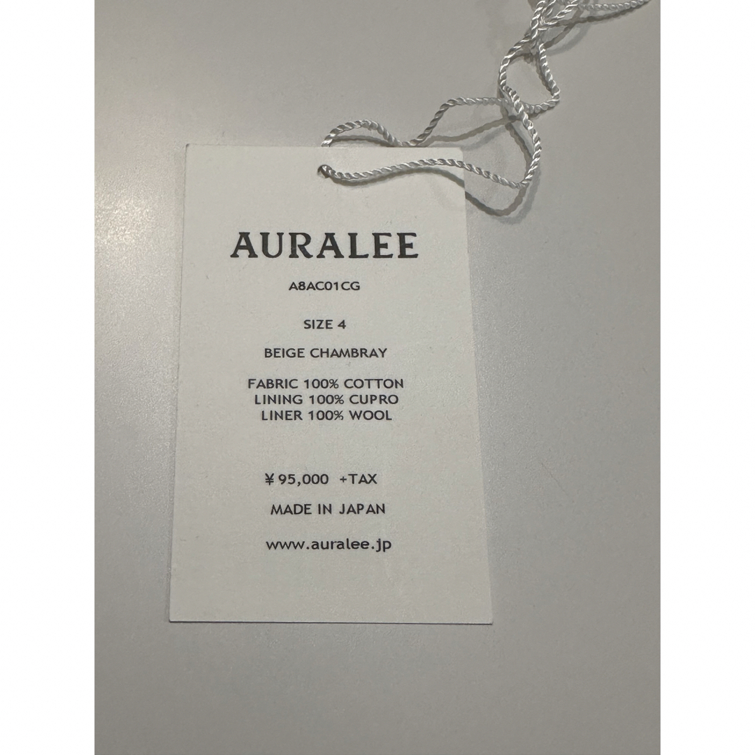 AURALEE - AURALEE オーラリー トレンチコートの通販 by ペト's AURALEE - AURALEE オーラリー トレンチコートの通販 by ペト's