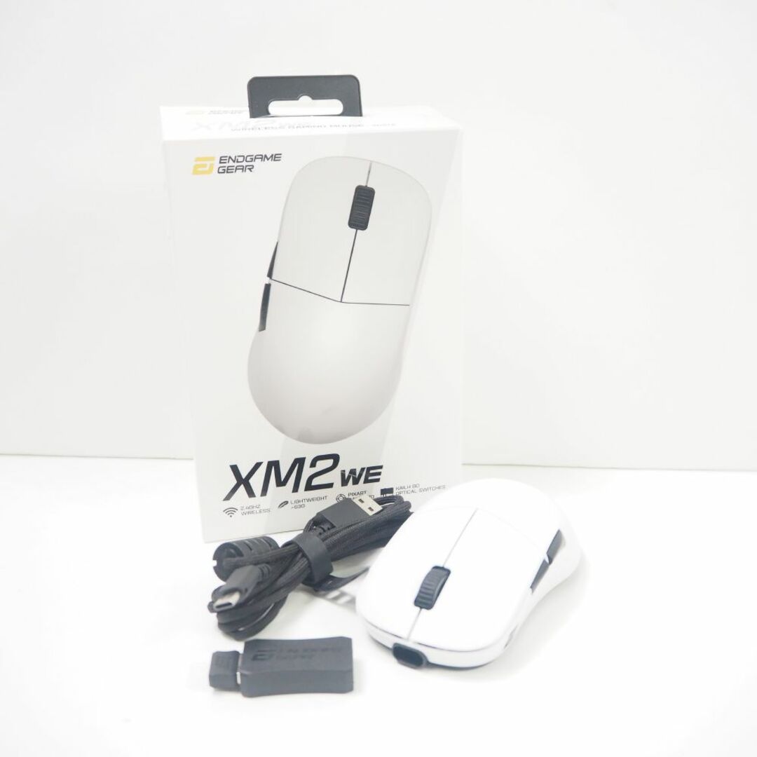 PC周辺機器美品 ENDGAME GEAR エンドゲームギア XM2 WE ワイヤレス ゲーミングマウス FPS eスポーツ PC周辺機器 HY769