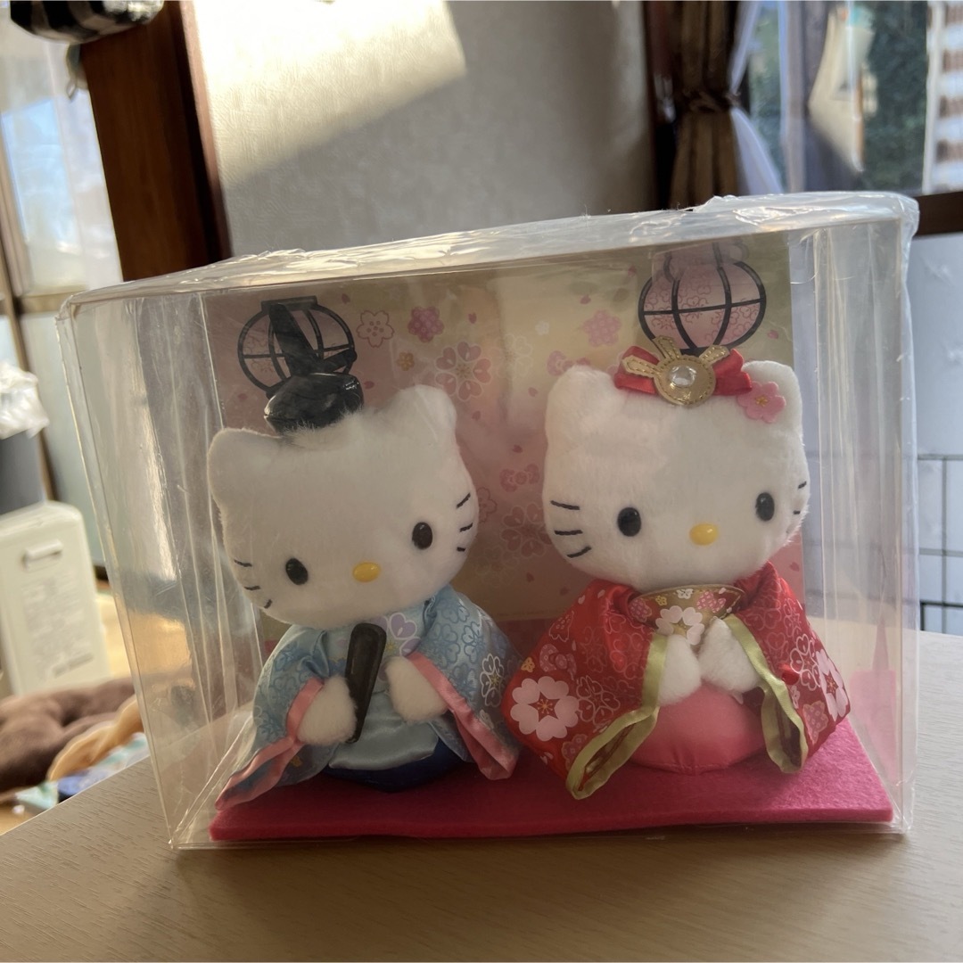サンリオ　キティひな人形 エンタメ/ホビーのおもちゃ/ぬいぐるみ(キャラクターグッズ)の商品写真