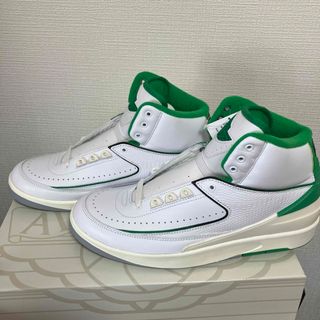 ジョーダン(Jordan Brand（NIKE）)の新品 NIKE ナイキ エアジョーダン2 レトロ ラッキーグリーン 27.5(スニーカー)