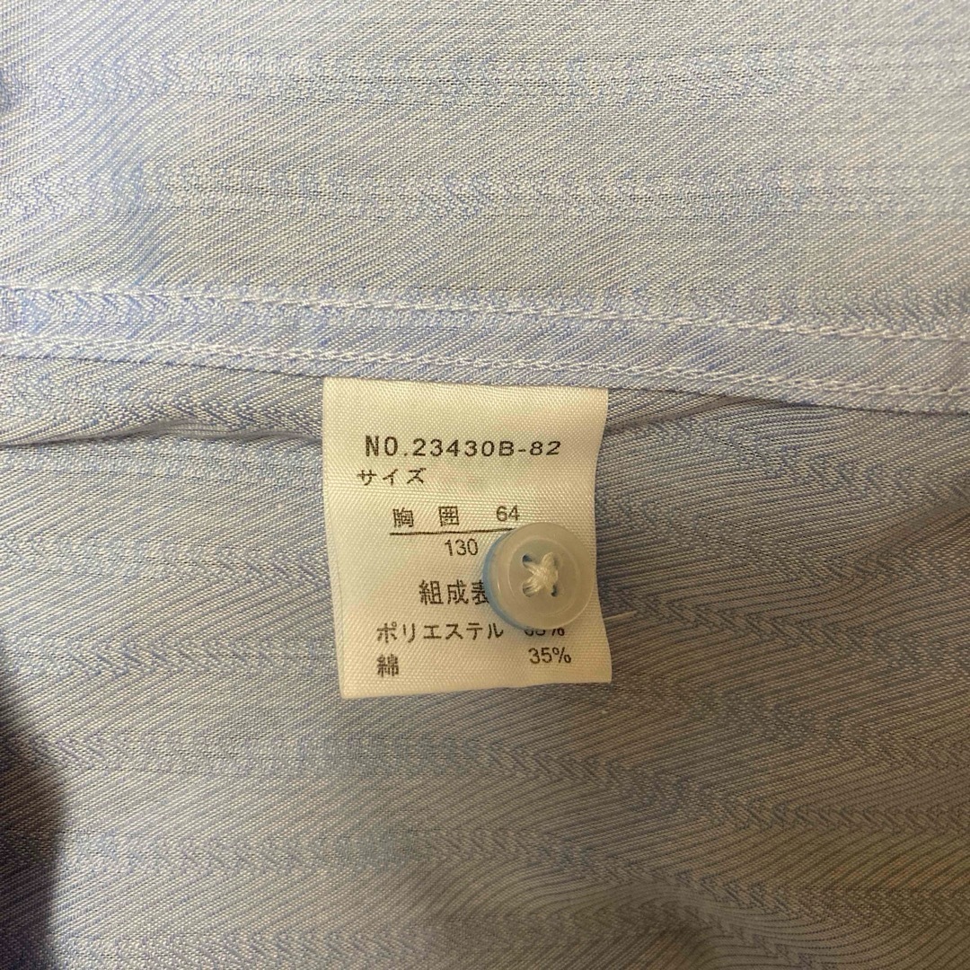 男児ボタンダウンシャツ（130サイズ） キッズ/ベビー/マタニティのキッズ服男の子用(90cm~)(ブラウス)の商品写真