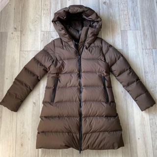 ザノースフェイス(THE NORTH FACE)の美品◎ THE NORTH FACE ロングダウン　ブラウン S(ダウンコート)