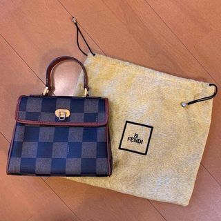 フェンディ(FENDI)のエービさん専用 美品 FENDI バック 希少 80〜90年代 ペカン柄(ハンドバッグ)