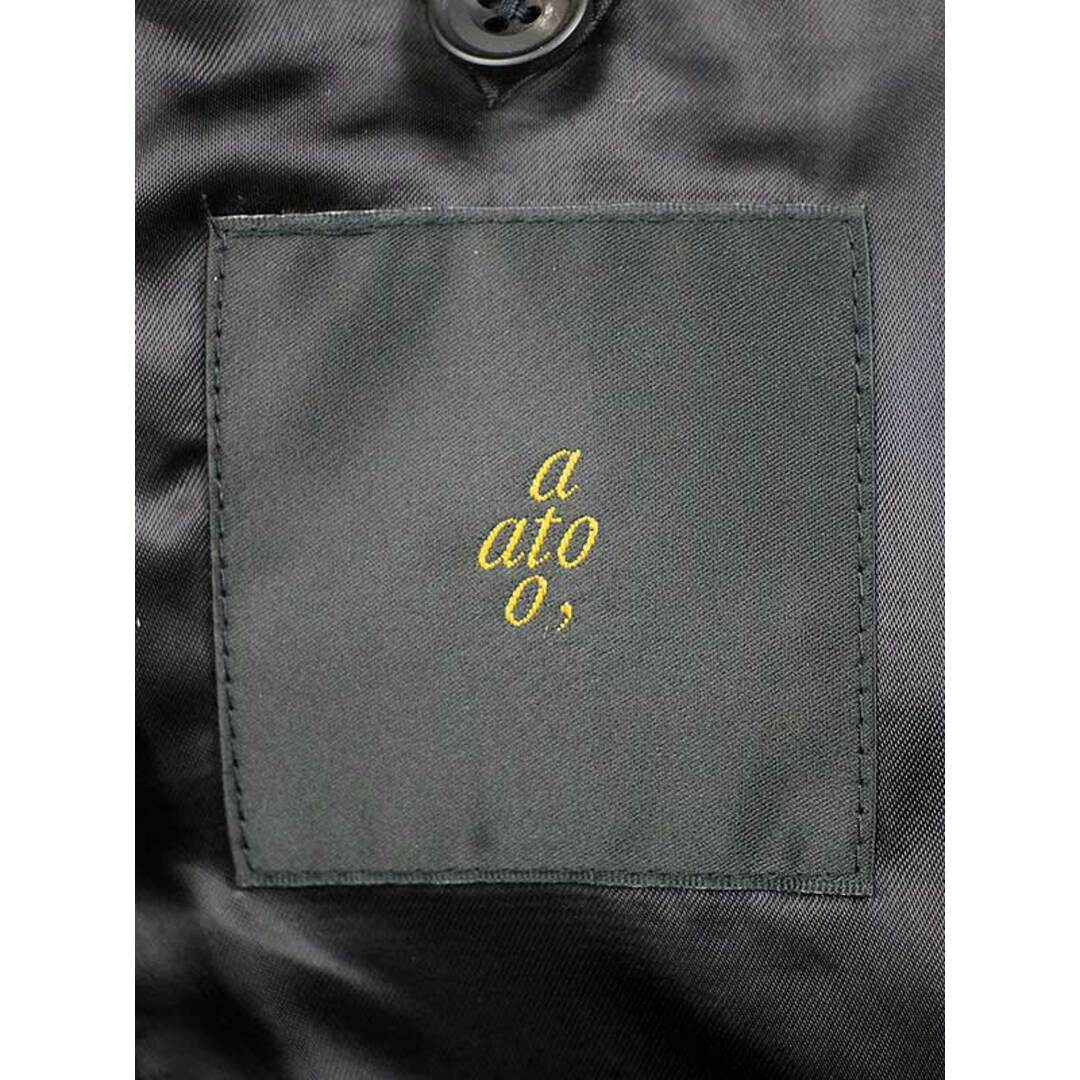 ato(アトウ)のato アトウ 19AW ウールツイード コート グレー系 46 AM19C-C12 メンズのジャケット/アウター(その他)の商品写真