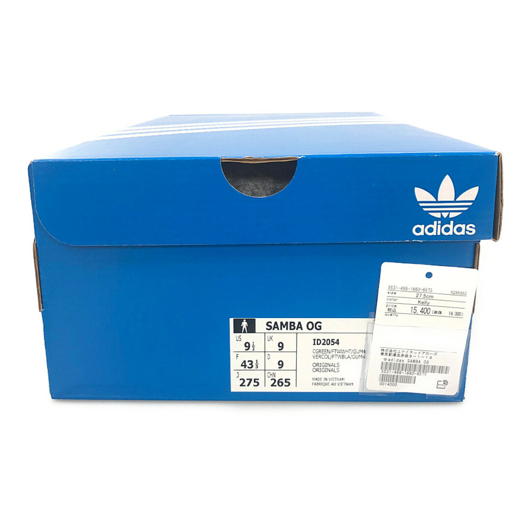 adidas(アディダス)のADIDAS アディダス 品番 ID2054 SAMBA OG サンバ シューズ ケリー サイズUS9.5＝27.5cm 正規品 / 32022 メンズの靴/シューズ(スニーカー)の商品写真