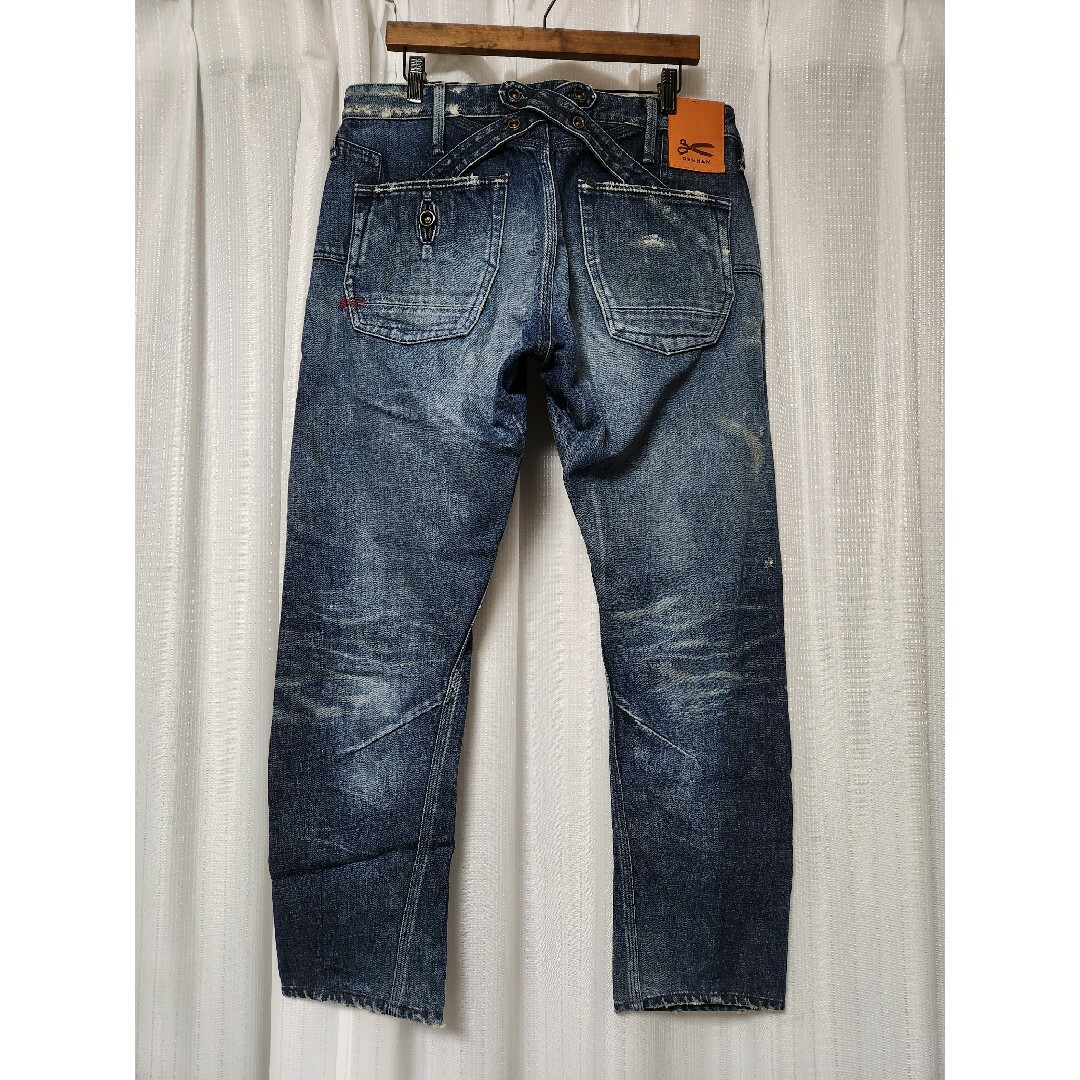 DENHAM - 完売品【美品】デンハム CROSSBACK MIJCLBL 日本製 W33 DENHAM - 完売品【美品】デンハム CROSSBACK MIJCLBL 日本製 W33