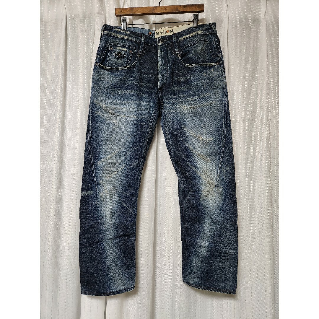 DENHAM - 完売品【美品】デンハム CROSSBACK MIJCLBL 日本製 W33 DENHAM - 完売品【美品】デンハム CROSSBACK MIJCLBL 日本製 W33