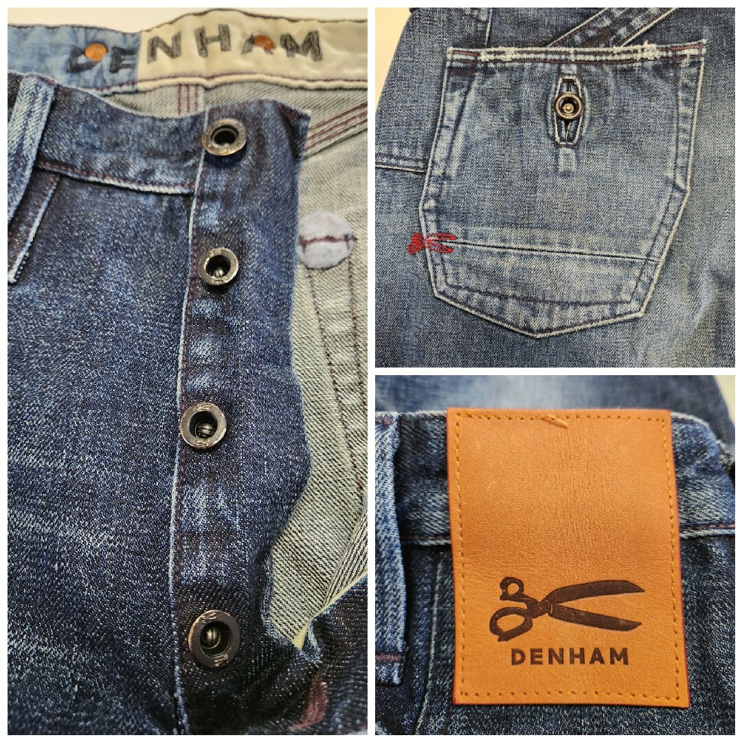 DENHAM - 完売品【美品】デンハム CROSSBACK MIJCLBL 日本製 W33 DENHAM - 完売品【美品】デンハム CROSSBACK MIJCLBL 日本製 W33