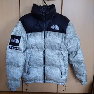 シュプリーム(Supreme)の最安値 supreme The North Face paper print(ダウンジャケット)