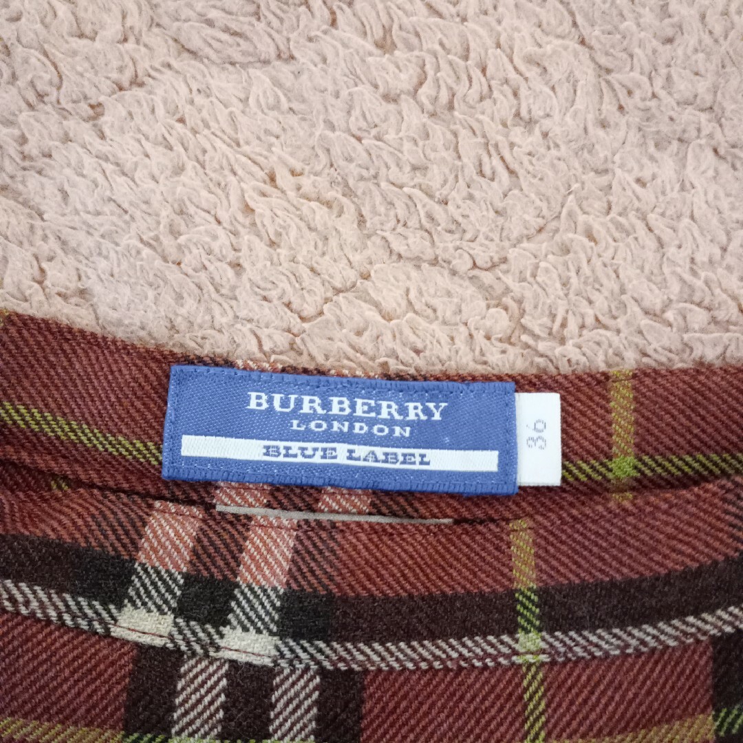 BURBERRY BLUE LABEL(バーバリーブルーレーベル)の■美品■バーバリーブルーレーベル　ノバチェック　プリーツ　ラップスカート レディースのスカート(ミニスカート)の商品写真