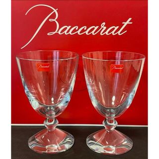 バカラ(Baccarat)のバカラ　ベガ　ペア　ワイングラス　ゴブレット　純正箱無し　フランス　クリスタル(グラス/カップ)