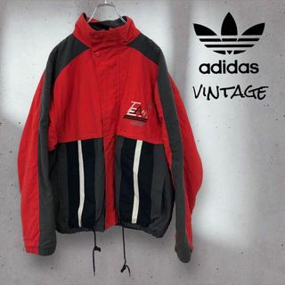 アディダス(adidas)の【送料無料】vintage adidas TEAM ナイロンジャケット アウター(ナイロンジャケット)