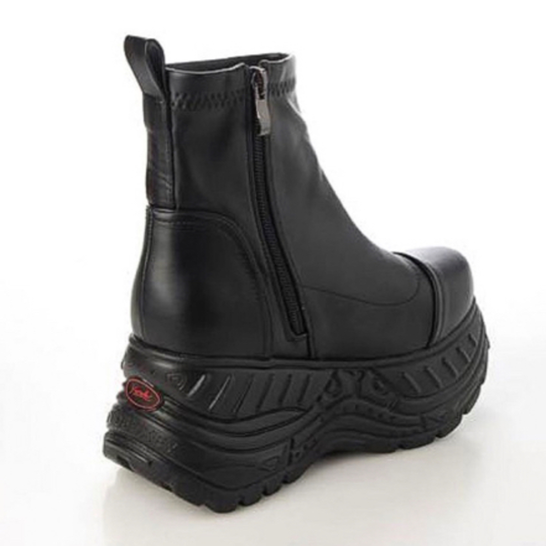YOSUKE(ヨースケ)の新品✨24cm ヨースケ 厚底 スニーカー ブラック 黒 レディースの靴/シューズ(スニーカー)の商品写真