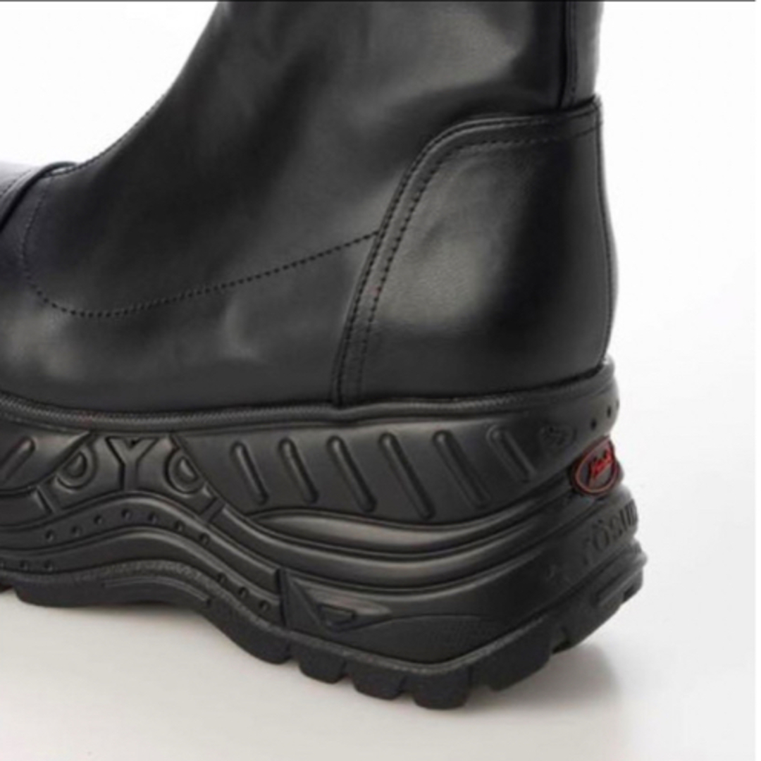 YOSUKE(ヨースケ)の新品✨24cm ヨースケ 厚底 スニーカー ブラック 黒 レディースの靴/シューズ(スニーカー)の商品写真