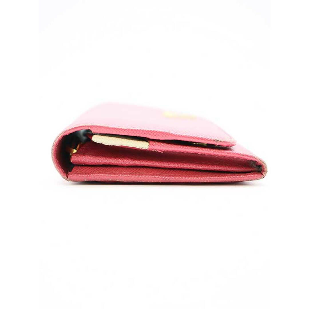 PRADA(プラダ)のPRADA プラダ サフィアーノ二つ折り財布 ピンク レディースのファッション小物(財布)の商品写真