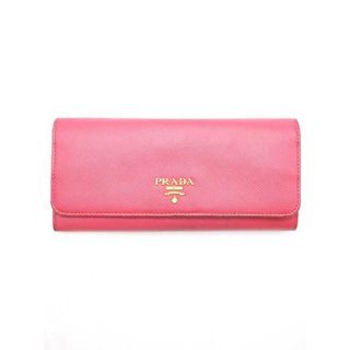 プラダ(PRADA)のPRADA プラダ サフィアーノ二つ折り財布 ピンク(財布)