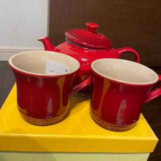 ルクルーゼ(LE CREUSET)のルクルーゼ　マグカップとティーポットセット(食器)