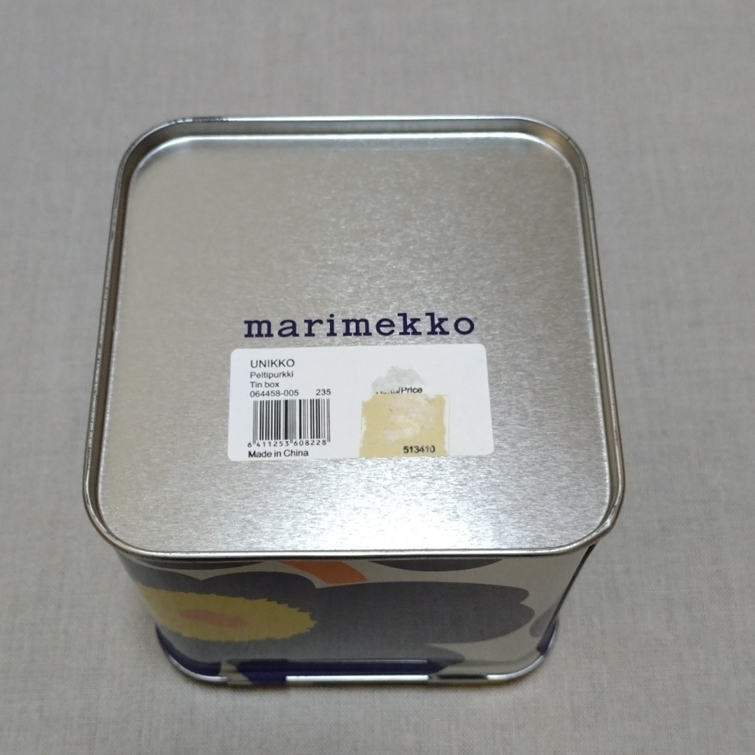 marimekko(マリメッコ)のmarimekko Tin box UNIKKO marimekko缶マリメッコ インテリア/住まい/日用品のインテリア小物(小物入れ)の商品写真