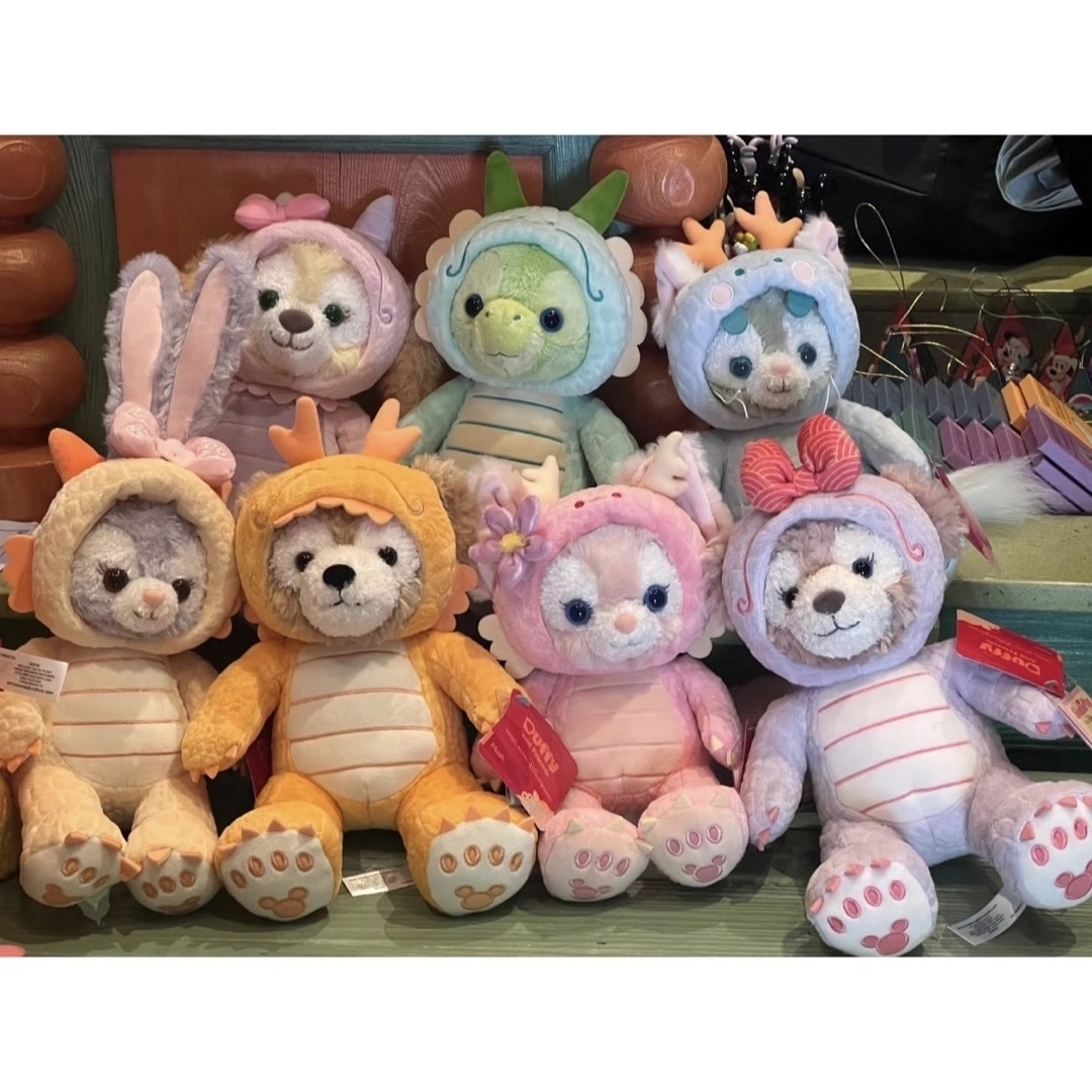 香港ディズニー限定 辰年 新春☆クッキーアンss ぬいぐるみ☆干支龍 香港ディズニー限定 辰年 新春☆クッキーアンss ぬいぐるみ☆干支龍