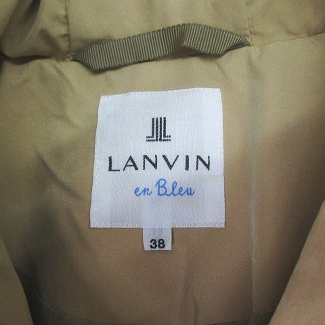 LANVIN en Bleu(ランバンオンブルー)のLANVIN en Bleu ミドル丈 ダウンコート ジャケット 38 レディースのジャケット/アウター(ダウンコート)の商品写真