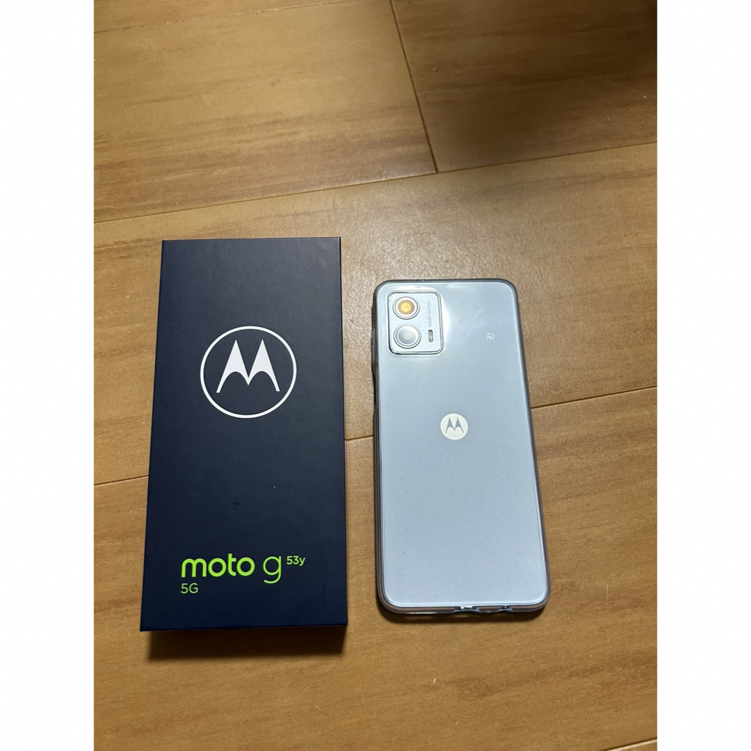 Motog53y　モトローラ　アークティックシルバー　新品未使用スマートフォン/携帯電話