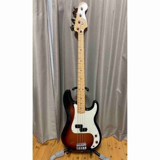 SQUIER - 【出音OK】Squier by fender JAZZ BASS レッド系の通販｜ラクマ