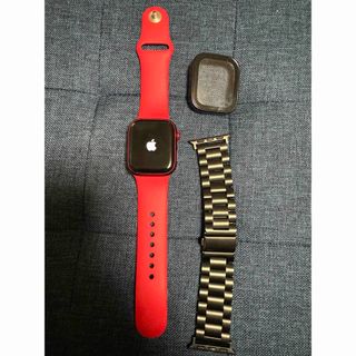 アップルウォッチ(Apple Watch)のApple Watch Series 7 41mm バンド　ケース　セット(腕時計)