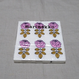 マリメッコ(marimekko)のmarimekko ペーパーナプキン大 ヴィヒキルースピンク マリメッコ(テーブル用品)