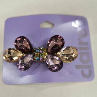 クレアーズ(claire's)の新品送料込！Claire's ビジュー＆ラインストーン付ヘアクリップ(バレッタ/ヘアクリップ)