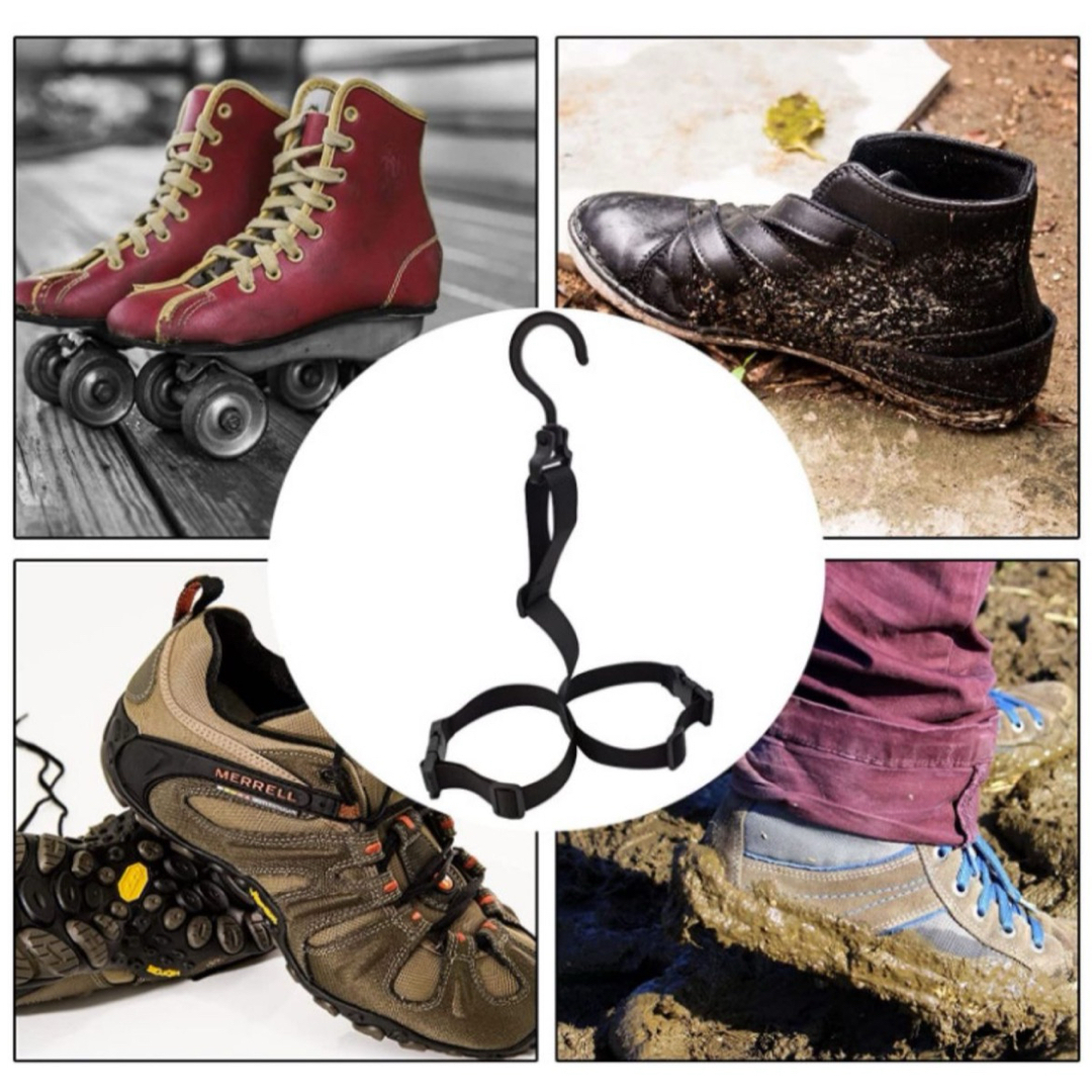 長靴ハンガー　ウェーダーハンガー 物干し  スノーブーツ 収納　釣り キャンプ  スポーツ/アウトドアのフィッシング(ウエア)の商品写真