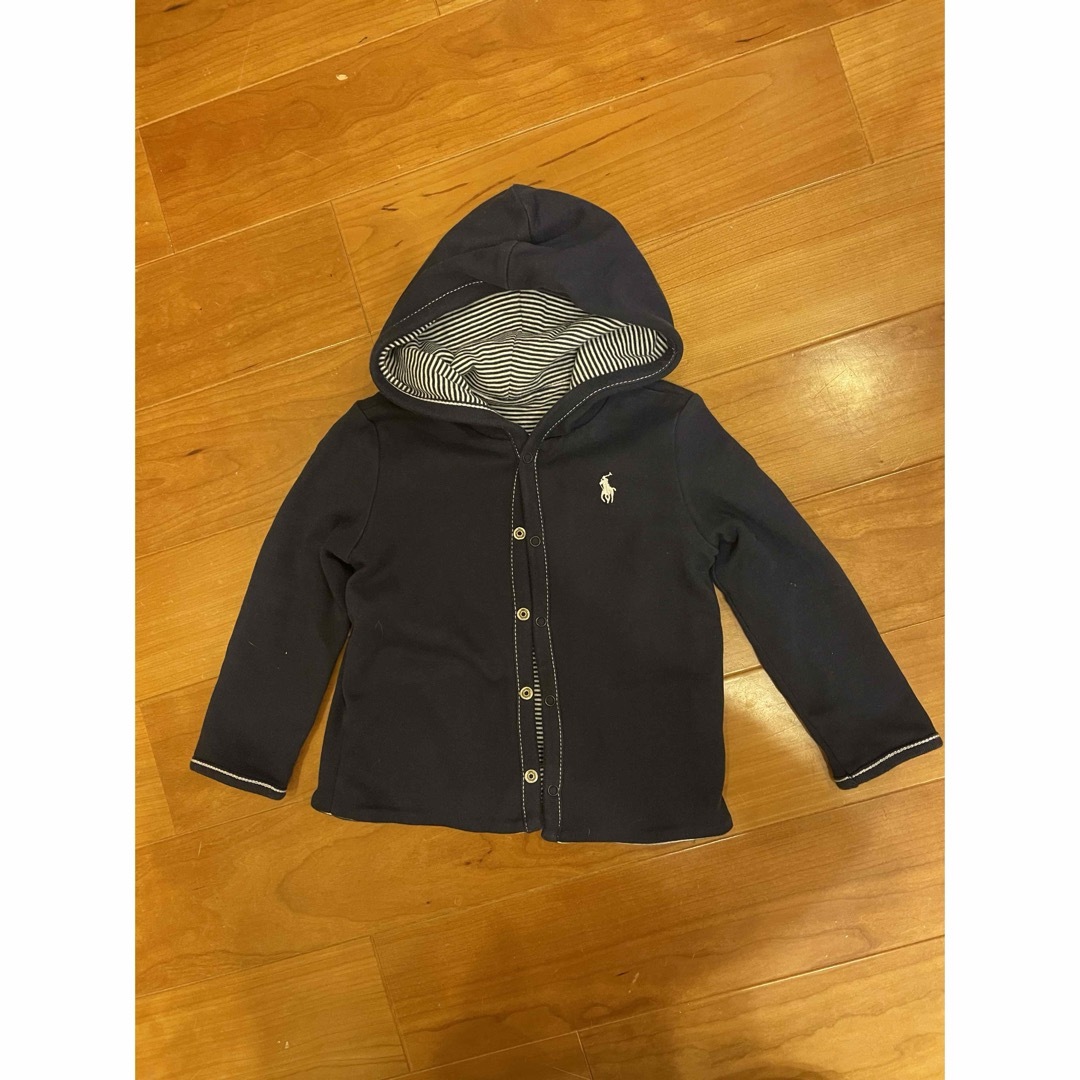 POLO RALPH LAUREN(ポロラルフローレン)のラルフローレン男の子 リバーシブルパーカー キッズ/ベビー/マタニティのベビー服(~85cm)(ジャケット/コート)の商品写真