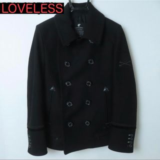 ラブレス(LOVELESS)の黒LOVELESS/ラブレス ウールPコート　(ピーコート)