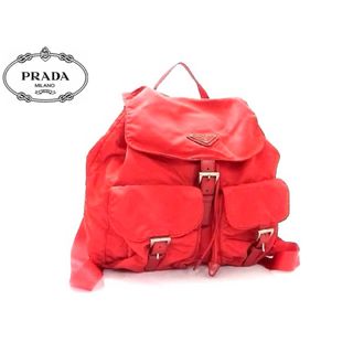 ✨極美品✨ PRADA プラダ テスートナイロン リュックサック レッド 赤