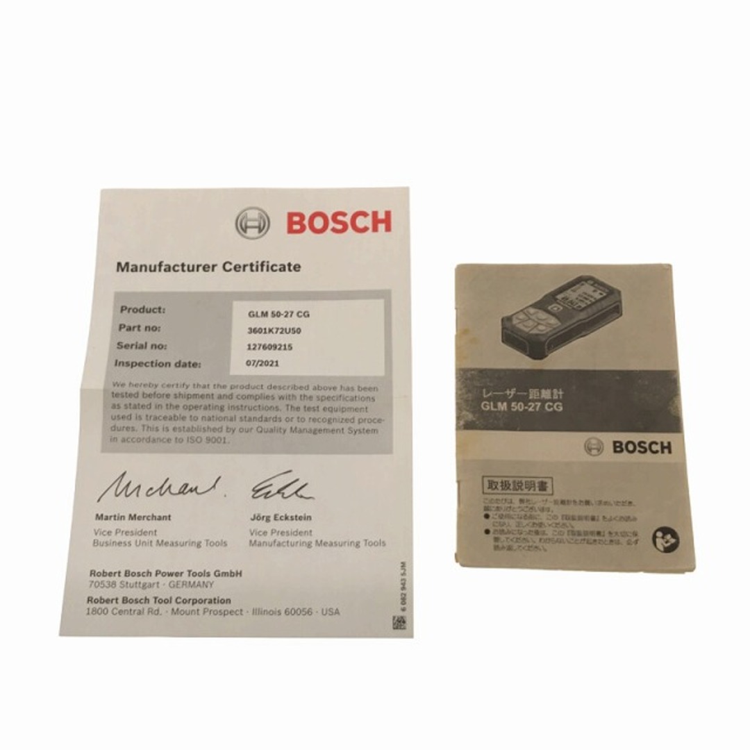 BOSCH(ボッシュ)の☆美品☆BOSCH ボッシュ レーザー距離計 GLM50-27CG 83786 自動車/バイクのバイク(工具)の商品写真