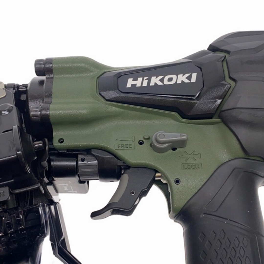 日立(ヒタチ)の☆未使用品☆ 特別限定色 HIKOKI ハイコーキ 65mm 高圧ロール釘打機 NV65HR2(N) アブソリュートグリーン エア釘打機 ロール釘打機 83795 自動車/バイクのバイク(工具)の商品写真