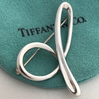 TIFFANY&Co. ティファニー ヴィンテージ 月 ピン ブローチ 安全ピン